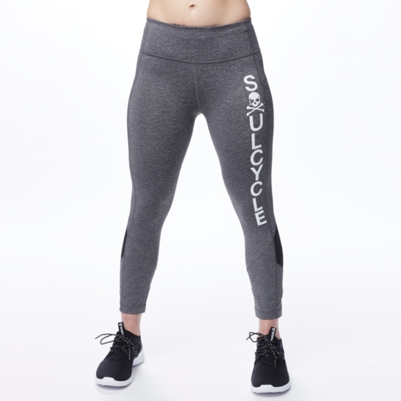 lululemon athletica Pants - Lululemon Soulcycle Pace Rival Crop Leggings Sz 6